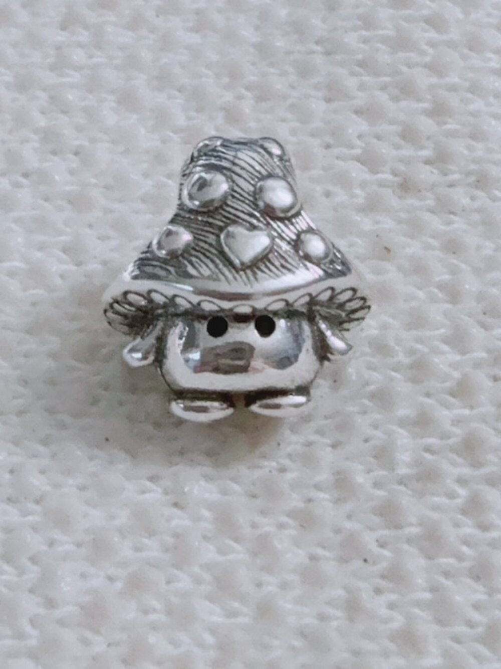 Cute Mushroom Silver Charm For Pandora Bracelet Necklace